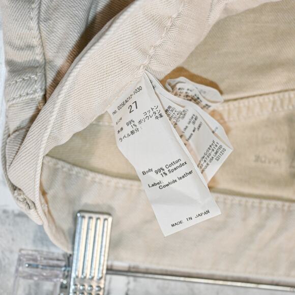 Moussy Vintage Women's Wolfcreek Skinny Jeans in off-white biege sz 27 - Picture 4 of 15